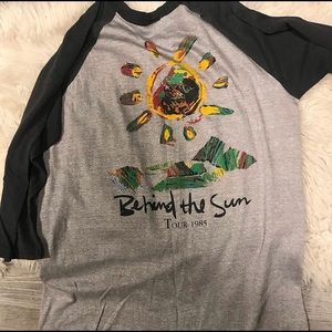 1985 Eric Clapton Behind The Sun Tour Shirt